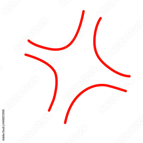 Anime Merah Marah Symbol 