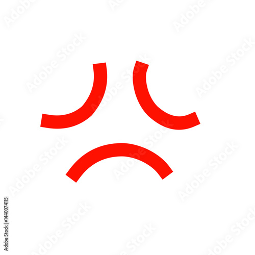 Anime Merah Marah Symbol 