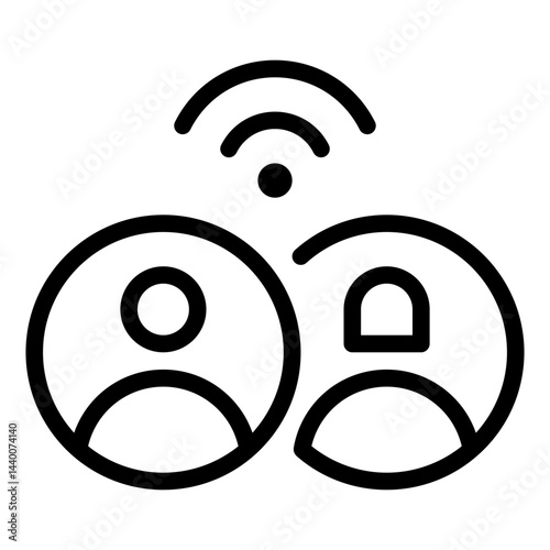 Online Relationship Icon