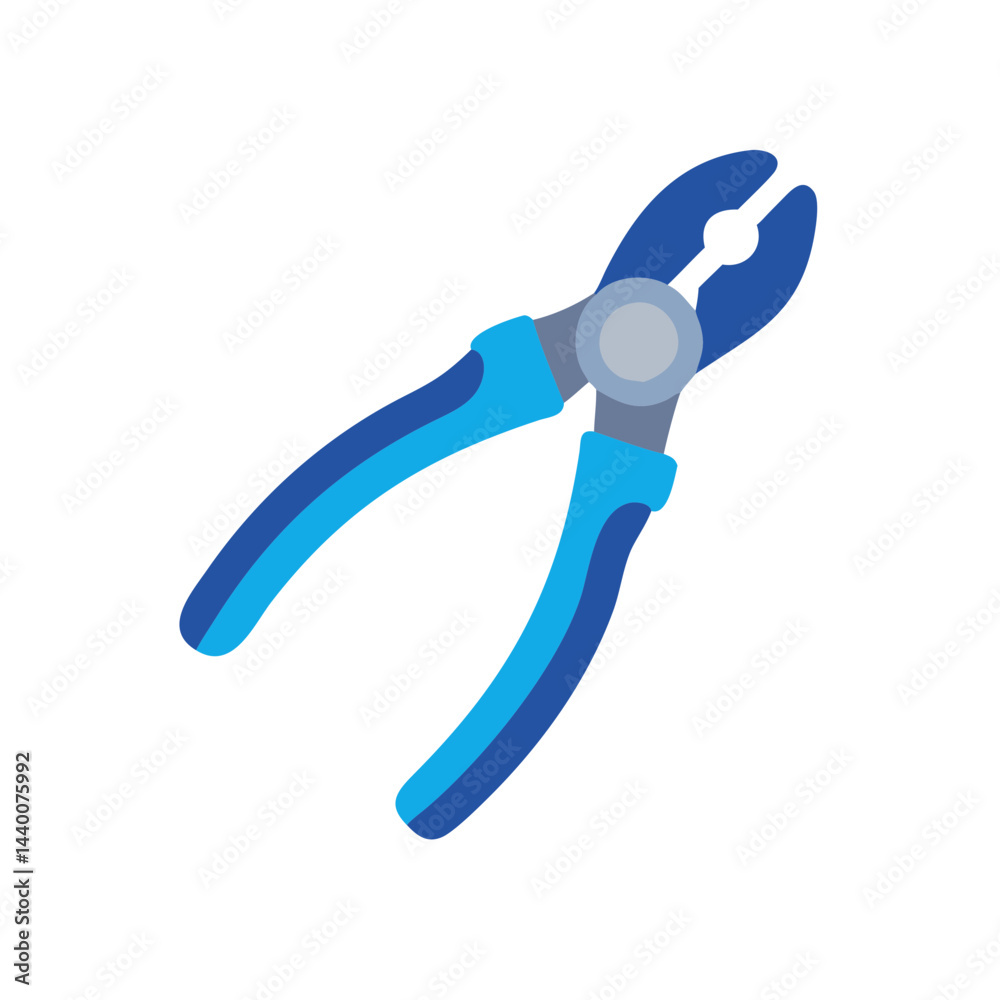 Detailed Diagonal Pliers Tool Icon Detailed Diagonal Pliers Tool Icon