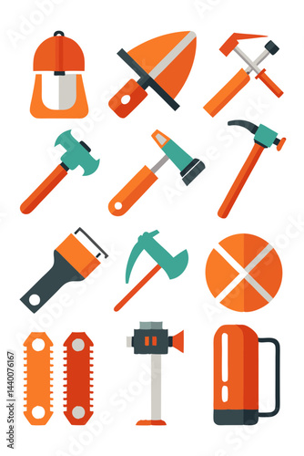  Comprehensive Dismantling Tools Icon Set