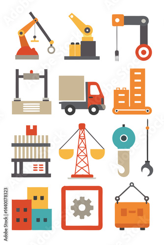  Creative Heavy Lifting Tools Icon Overview