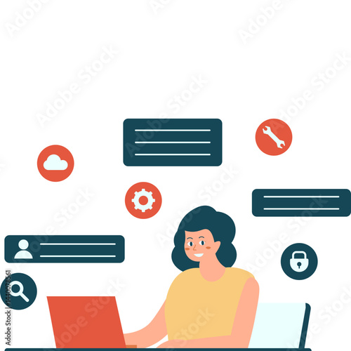IT Service Illustration