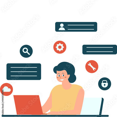 IT Service Illustration