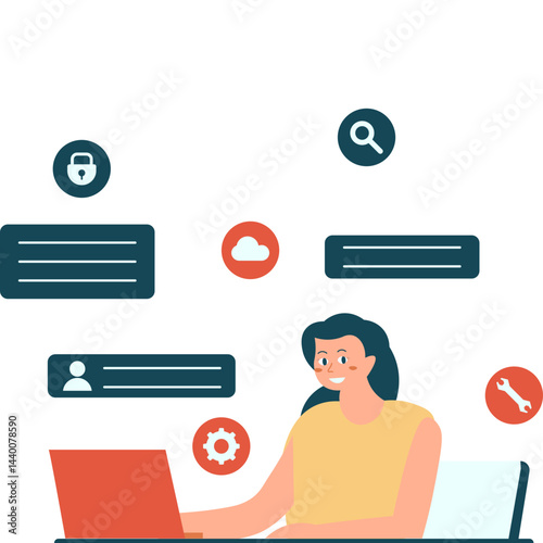 IT Service Illustration