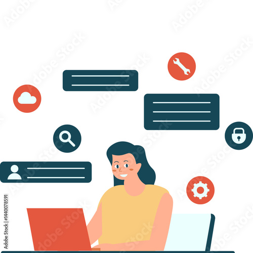 IT Service Illustration