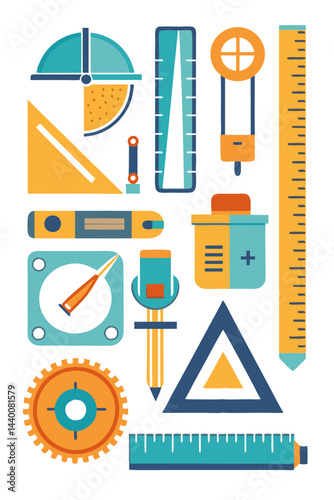  Creative Measuring Tools Icon Overview