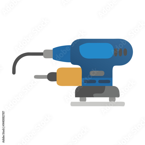  Flat Orbital Sander Icon Design
