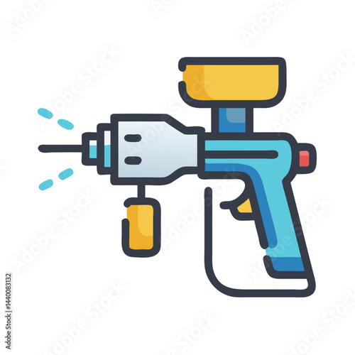 Professional Paint Sprayer Icon Design