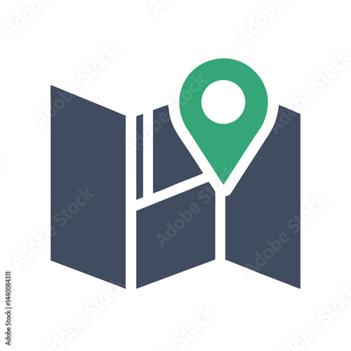 Map with Location Pin: Navigation, Destination, and Travel Concepts