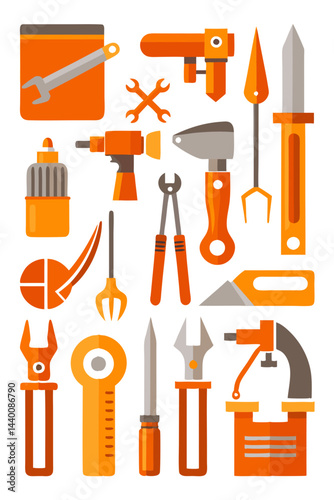  Dynamic Sheet Metal Tools Icon Set