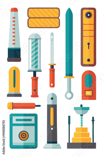  Creative Sharpening Tools Icon Overview