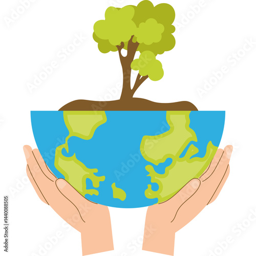 Reforestation Illustration