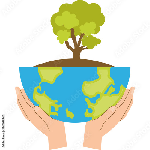 Reforestation Illustration