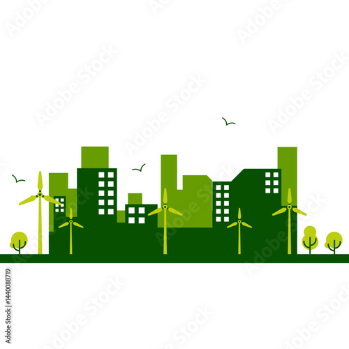 Urban Greening Illustration