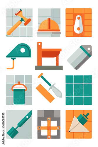  Creative Tiling Tools Icon Overview