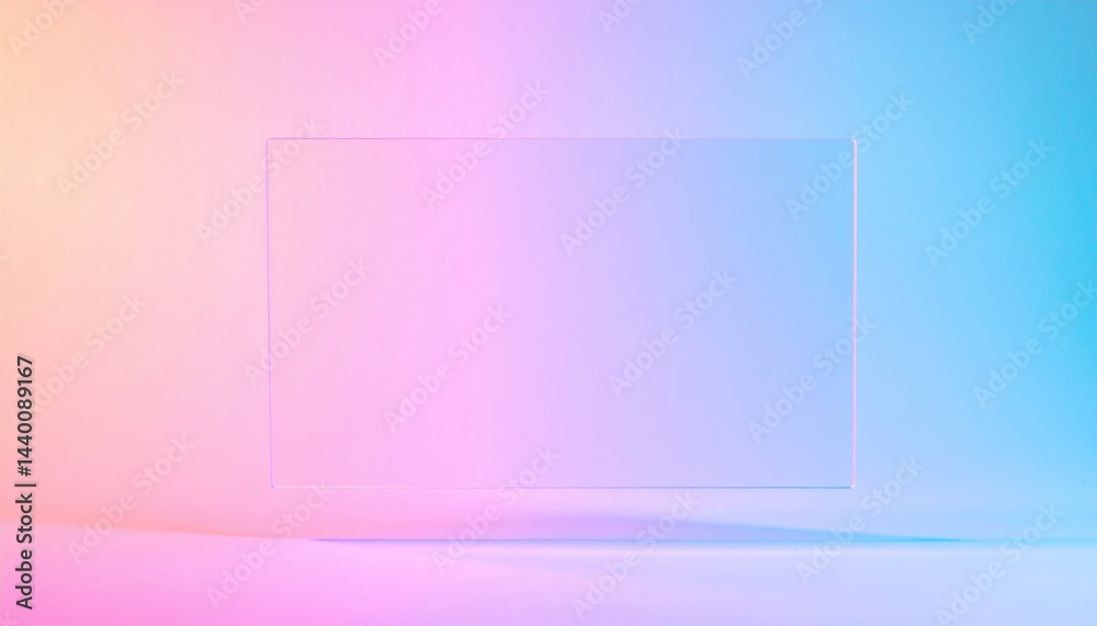 Fototapeta premium Creative abstract digital art display studio graphic design colorful gradient background artistic perspective modern aesthetic