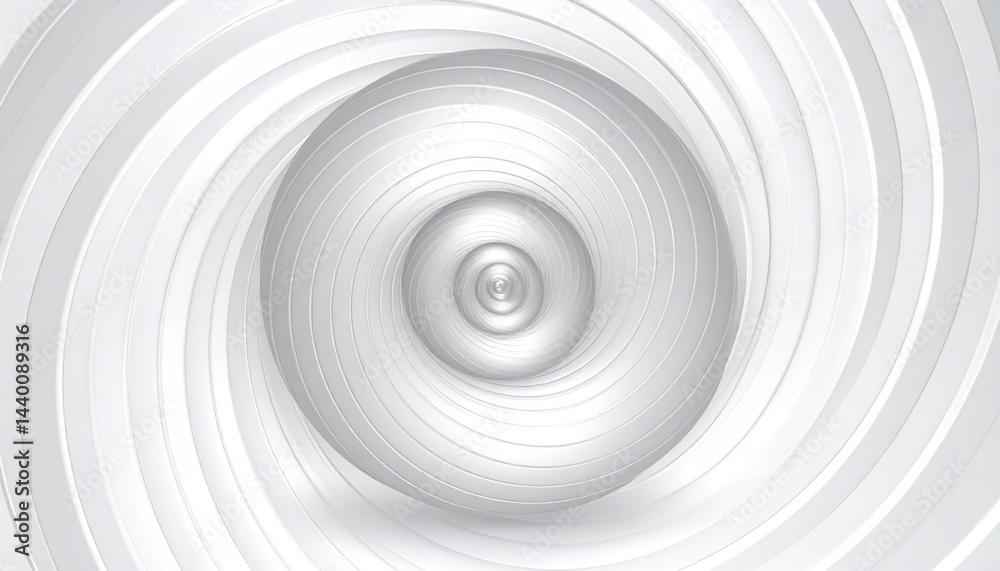 Obraz premium Dynamic spiral motion abstract design digital space visual art minimalist environment close-up view modern concept for creativity