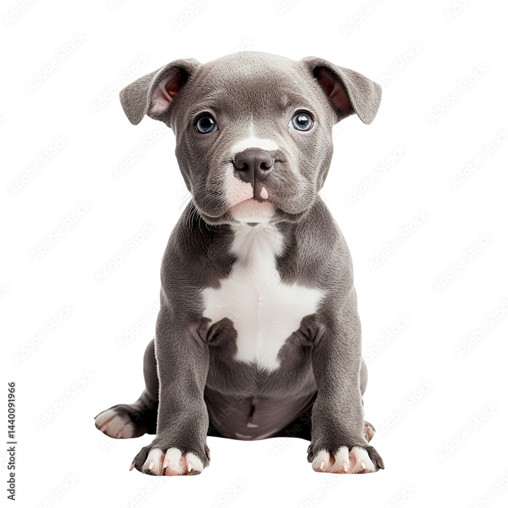 american staffordshire terrier puppy PNG isolated on transparent background american staffordshire terrier puppy PNG isolated on transparent background