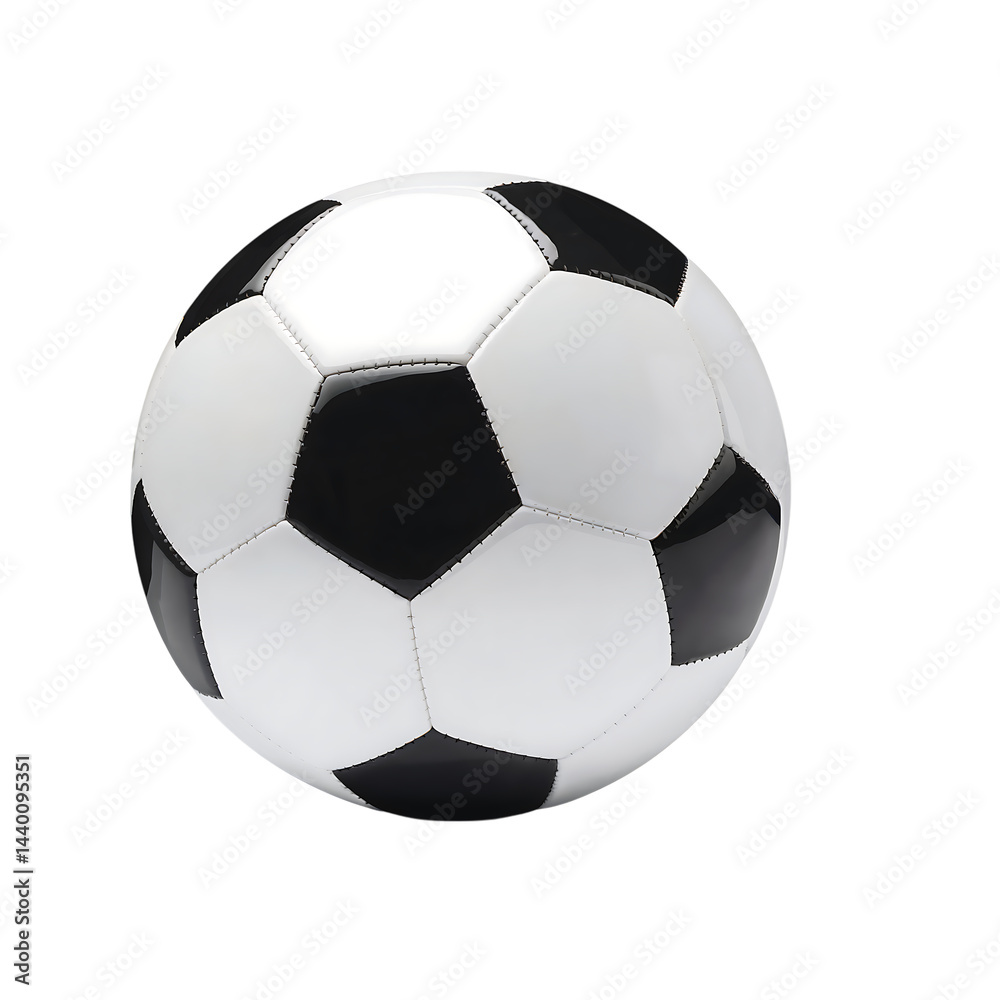 Foot ball isolated on transparent background