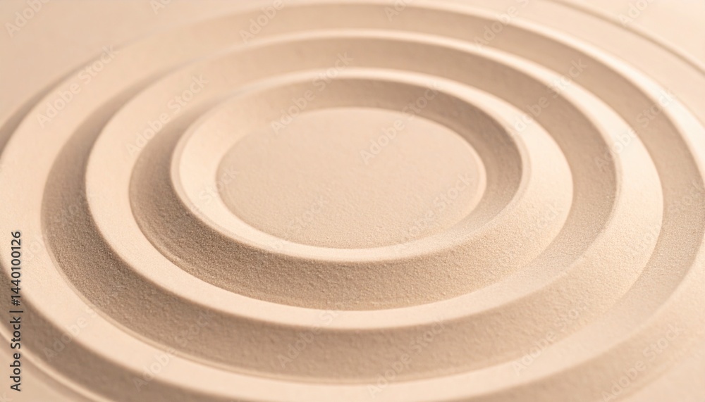 Obraz premium Creating circular patterns with texture design studio digital art minimalistic top-down view visual concepts