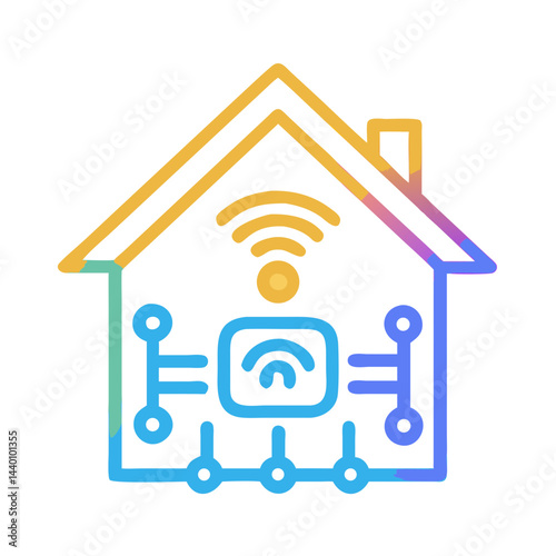 Smart Home Automation System Technology with Wireless Connectivity and Devices