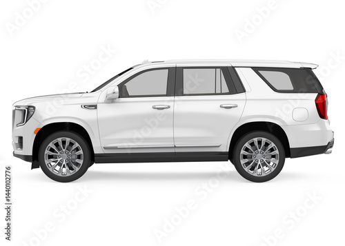 SUV Car Isolated
