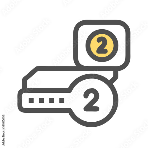 Duplication Icon: Two of Everything Symbolizing Replication and Redundancy