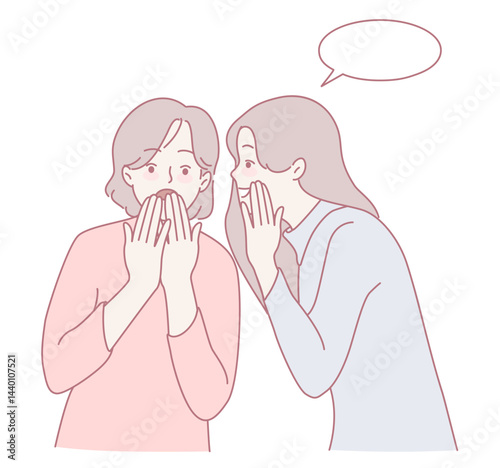 Two close friends share heartfelt secrets, showcasing their trust and deep connection in a joyful moment