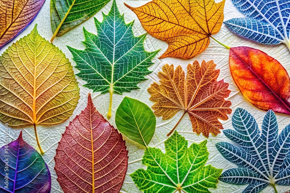 Obraz premium Leaf Prints for Painting Inspiration