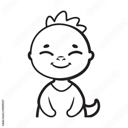Cheeky baby winking playfully with sparkling eyes