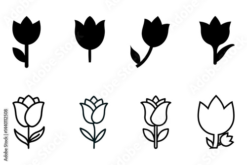 Tulip Flower Vector Image