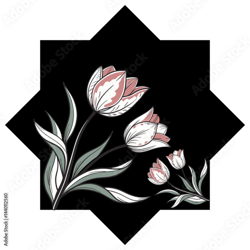 Tulip Flower Vector Image