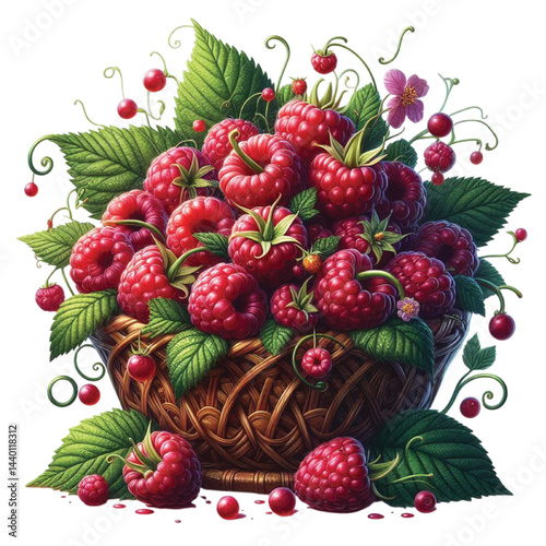 christmas wreath with berries