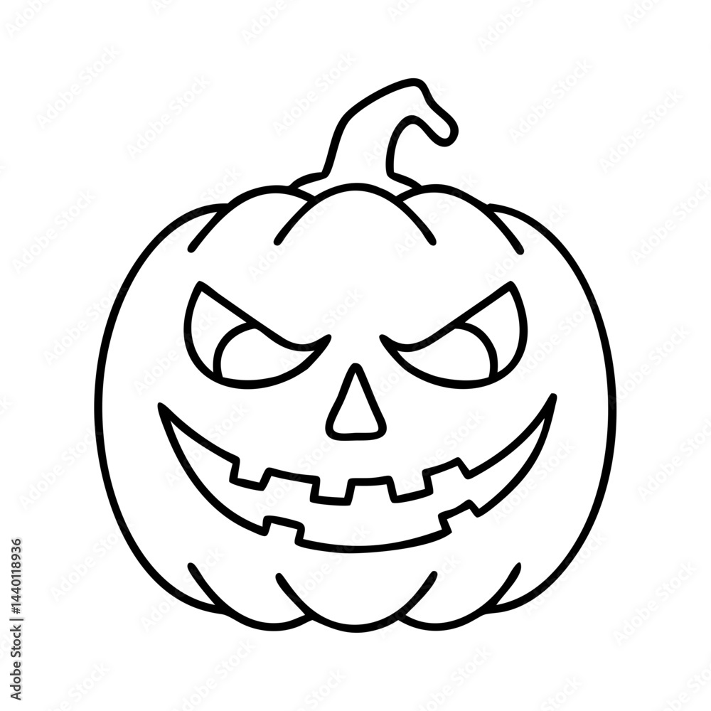 jack o lantern icon, jack o lantern line art - simple line art of jack o lantern, perfect for jack o lantern logos and icons jack o lantern icon, jack o lantern line art - simple line art of jack o lantern, perfect for jack o lantern logos and icons