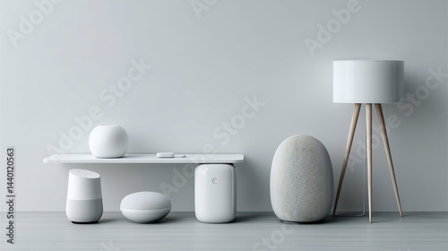 Cylinders on table.