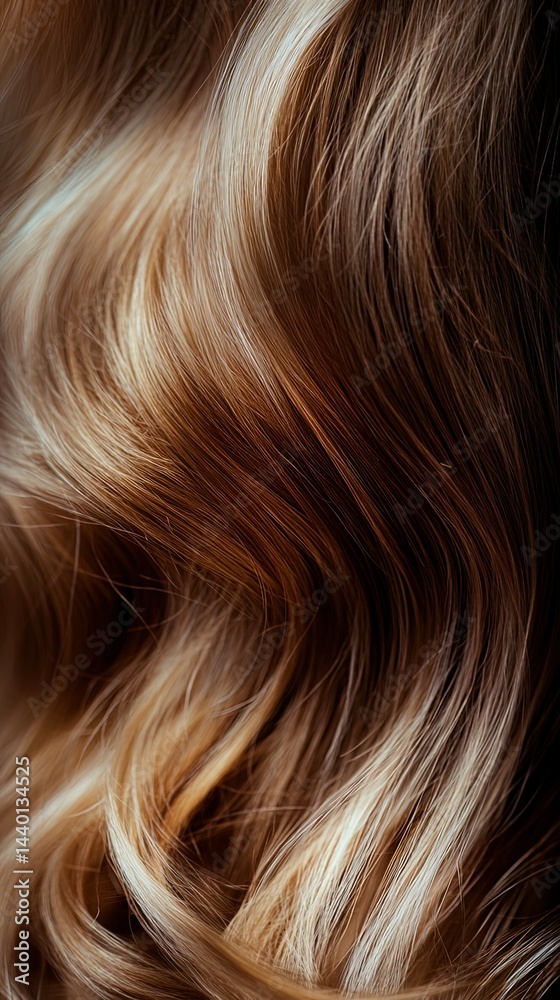 Naklejka premium hair oil, realistic, healthy hair and close up foto, like real foto shooting