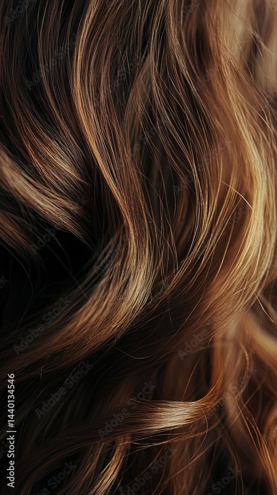 Fototapeta premium hair oil, realistic, healthy hair and close up foto, like real foto shooting