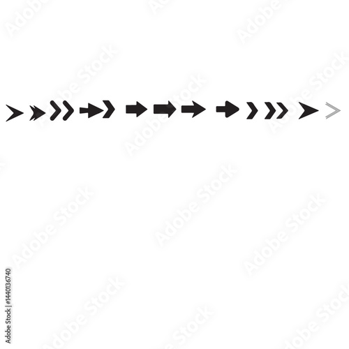  Set of Directional Arrows for Navigation and User Interface Design