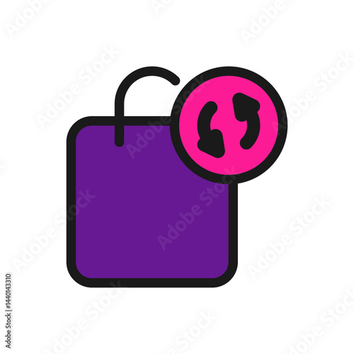fashion update icon for web, vector editable colourful symbol, custom design