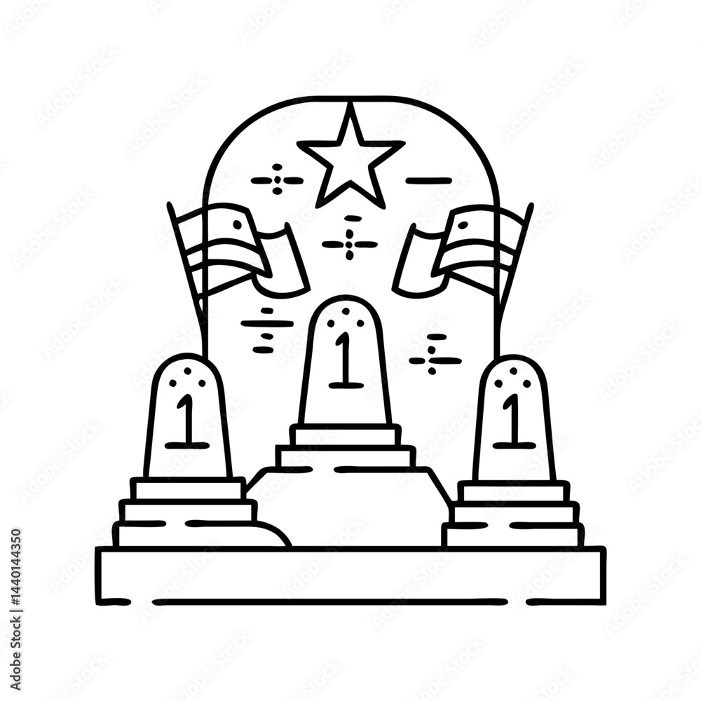 veterans memorial icon, veterans memorial line art - simple line art of veterans memorial, perfect for veterans memorial logos and icons veterans memorial icon, veterans memorial line art - simple line art of veterans memorial, perfect for veterans memorial logos and icons
