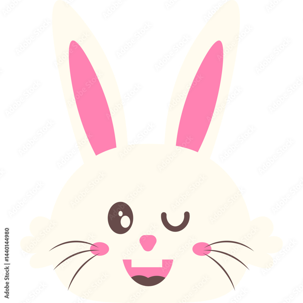 Fototapeta premium Easter Bunny Head