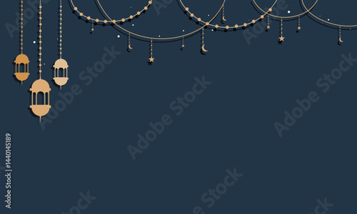 Elegant Ramadan Lanterns Vector Design