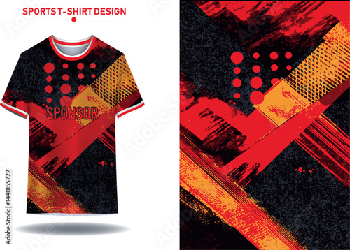 Soccer jersey design for sublimation
