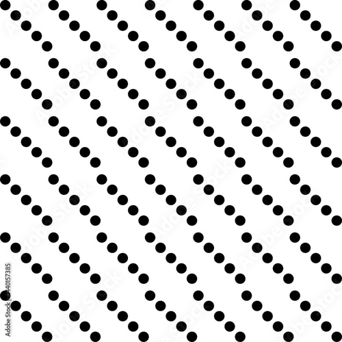 black and white dots texture art seamless round shape decoration geometric grid circle vector 