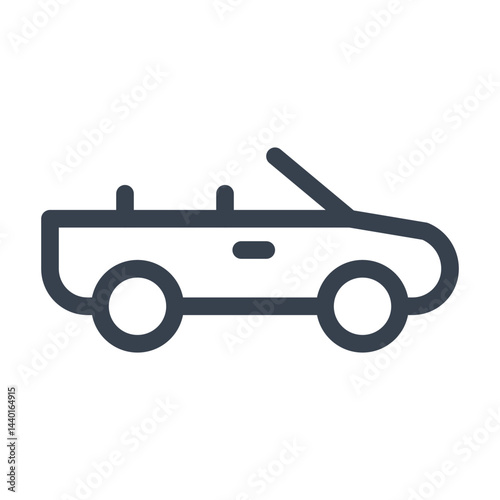 Car Body Vehicle Cabriolet Icon