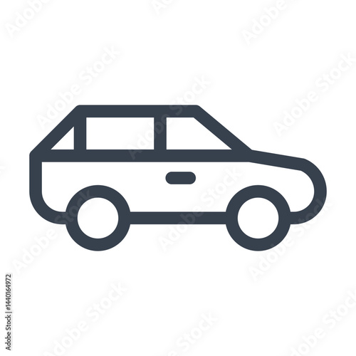 Crossover Car Body Vehicle Icon