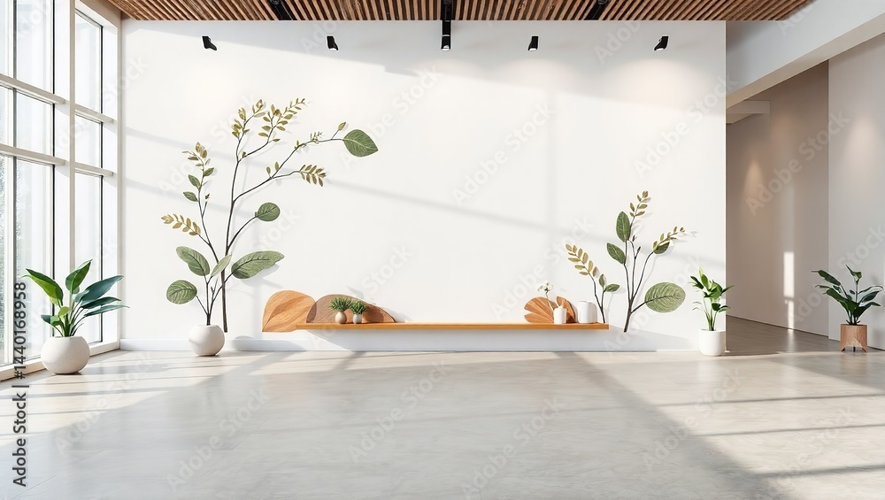 Biophilic Wall Art Evoking a Sense of Open Space