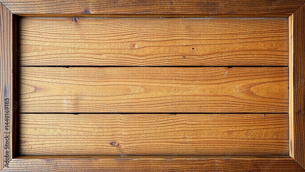 Antique Wooden Border for Product Photography with Distressed Texture