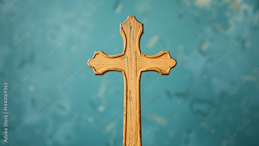 Aged Cross, Good Friday Reflection, Vintage Style